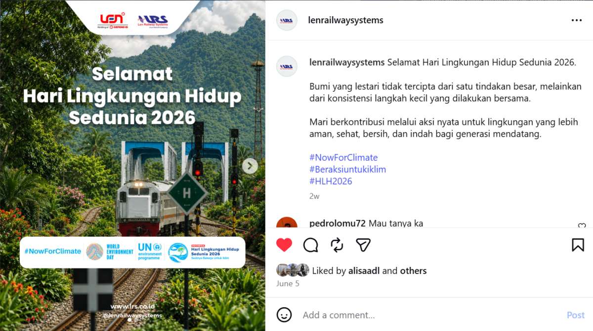 LRS & HSSE Info "Hari Lingkungan Hidup Sedunia"
